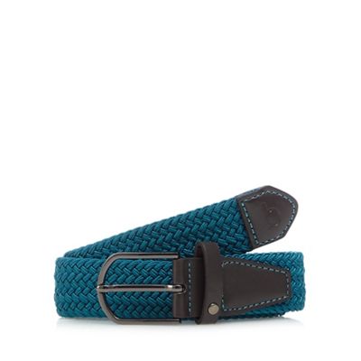 Boys' turquoise woven belt
